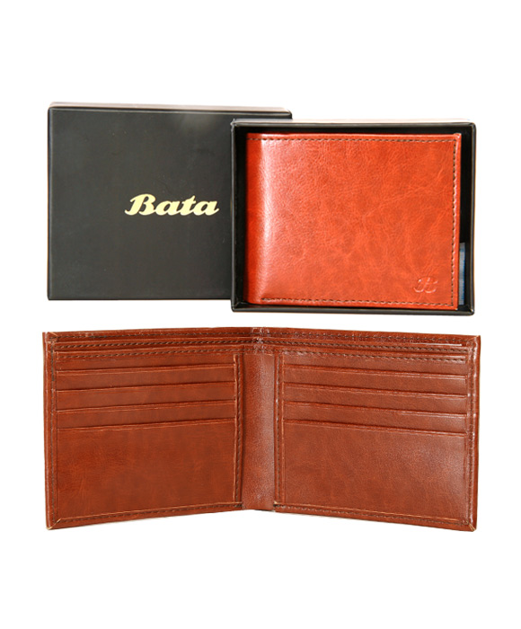  Bata Classic PU-Tan-961-4011 Wallet 