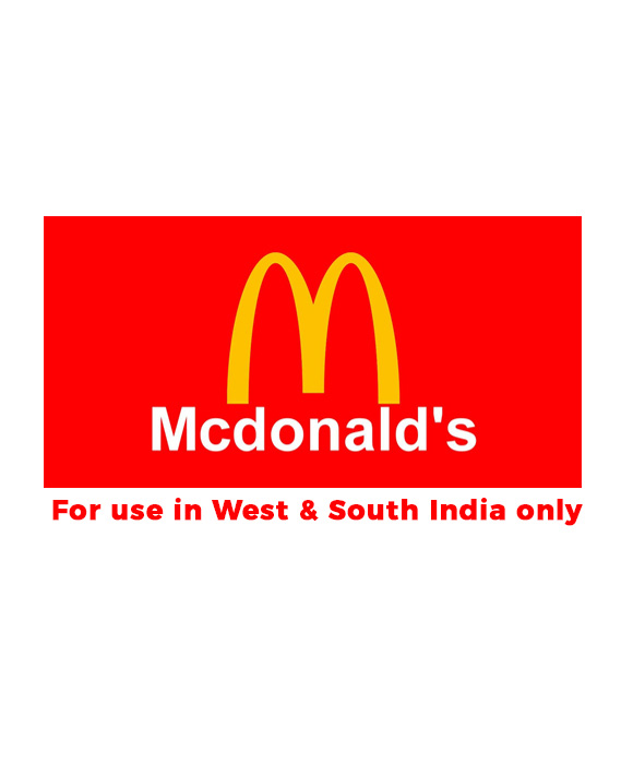 Tx-McDonald's e-Gift Voucher Rs.100